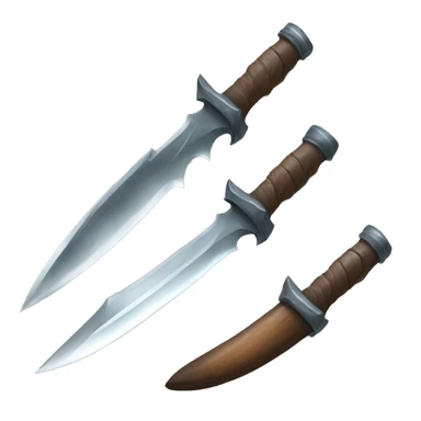 north lights dagger knife sticker