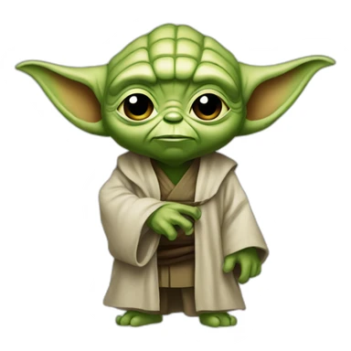 Yoda trisomique sticker
