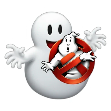 Ghostbuster logo sticker