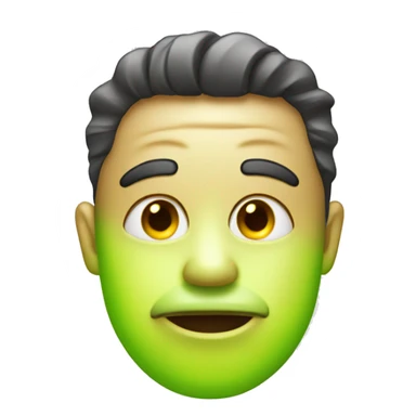 A highlighter with a smelly face  sticker