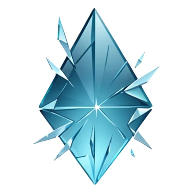 broken glass sticker