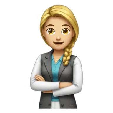 Female biology sticker