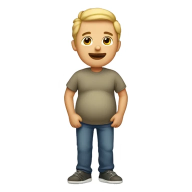 Very pregnant man  sticker