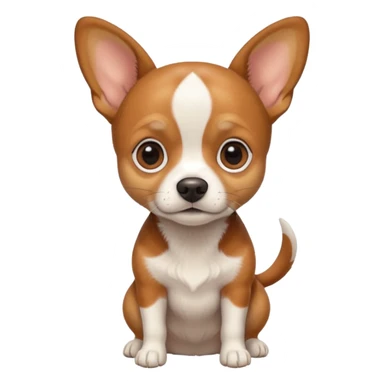 un chien croisé beagle et chihuahua sticker