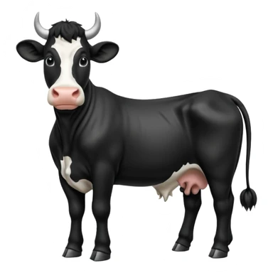 pantomime freisan cow sticker