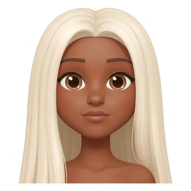 a house with friend-group girl-tanned-skin and super-long straight light platinum blonde hair-brown eyes sticker