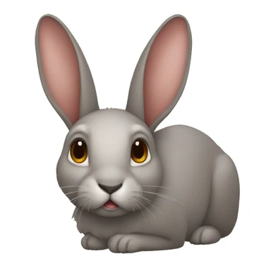 Conejo con ojos de marciano sticker