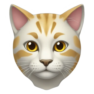cyber cat sticker