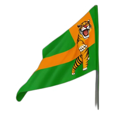 Tamil tiger flag sticker