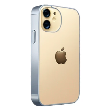 iPhone 14 with beige checkered case sticker
