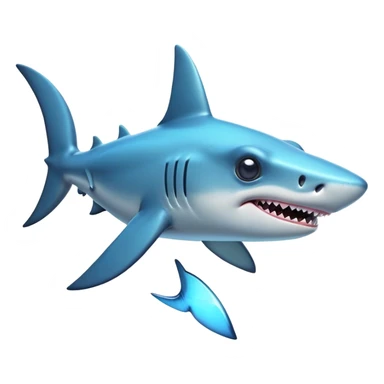 Cinematic Comical Hammerhead Shark Portrait Emoji, Head tilted dramatically with an exaggeratedly shocked expression, featuring its iconic wide-set eyes on a distinct hammer-shaped head, a sleek body with comically expressive fins, and a quirky, animated demeanor, Simplified yet hilariously expressive features, highly detailed, glowing with a slightly sassy oceanic glow, high shine, dramatic yet playful, stylized with an air of cheeky marine mischief, soft glowing outline, capturing the essence of a meme-worthy hammerhead that looks ready to side-eye its way into viral fame! sticker