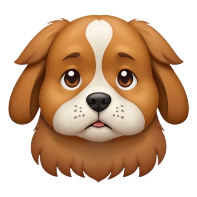 Dog having a bad day  sticker