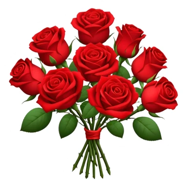 bouquet of roses sticker
