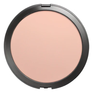 makeup powder compact pale pink sticker