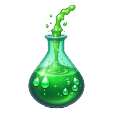 glitter toxic potion
 sticker