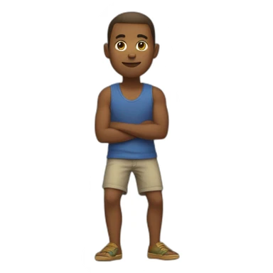 Ninho avec les jambes tordu sticker