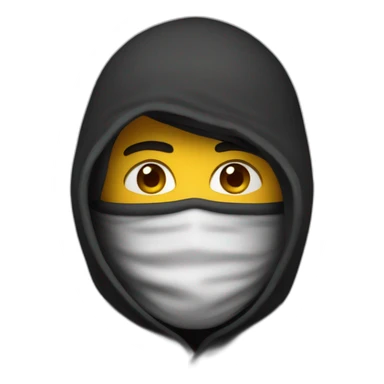 Balaclava man sticker
