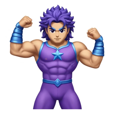 J’aimerais que tu me crées un emoji sur star Platinum dans jojo bizarre Adventure sticker