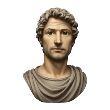 marco aurelio estatua like sticker
