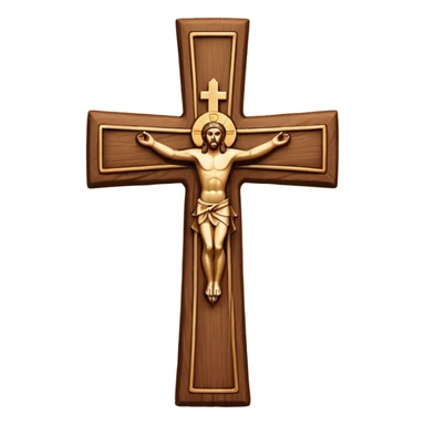 Can you create a Catholic cross emoji sticker