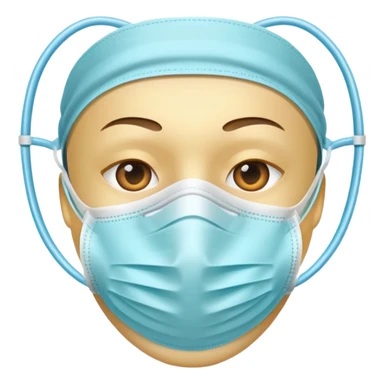 medical mask sticker
