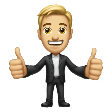 This man into an emoji giving a thumbs up https://culted.com/wp-content/uploads/2023/05/Untitled-1-9.jpg sticker