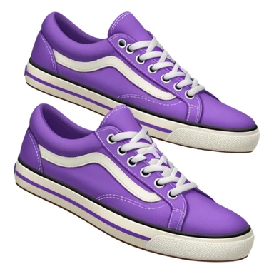 purple Van's sneakers sticker