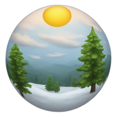 seasons sphere sticker