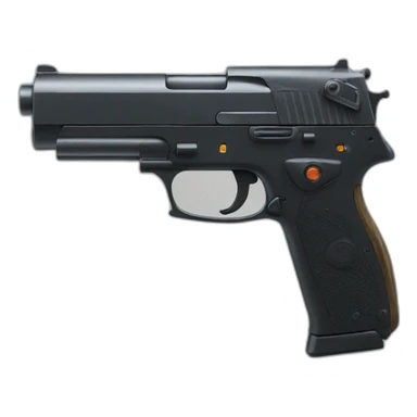Pistola laser sticker