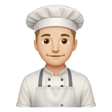 line cook white man sticker