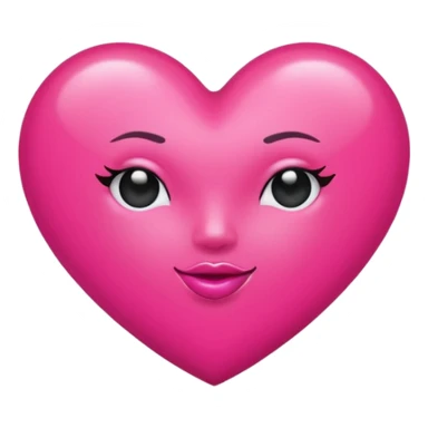 Hot pink heart that says good girl gone bad  sticker