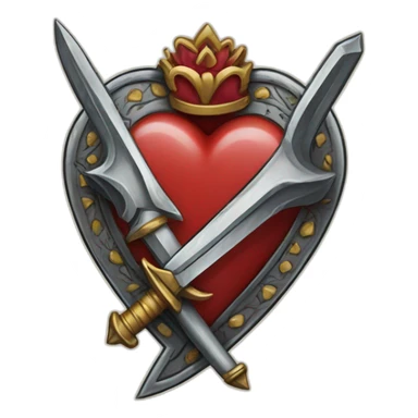 traditional heart and dagger tattoo sticker