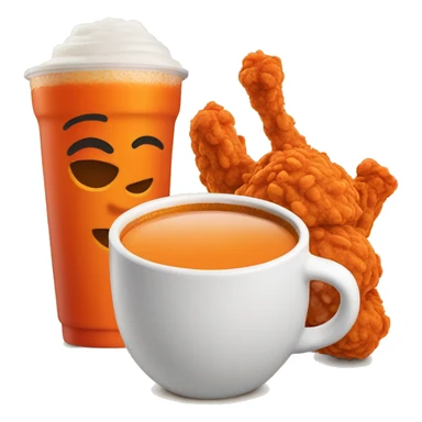 Spicy drink and Popeyes sticker