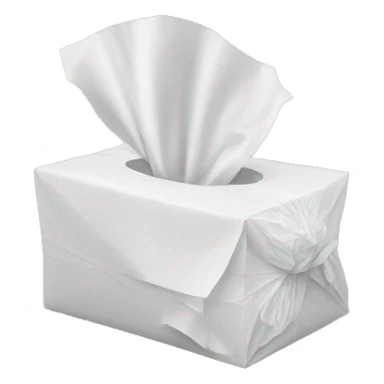 Tissue paper sticker