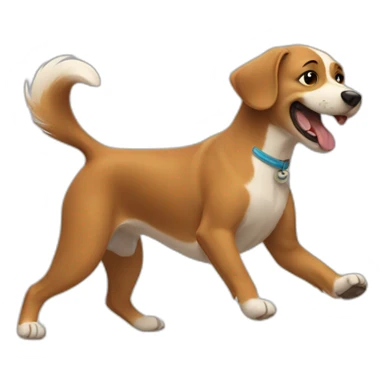 dancing-dog sticker