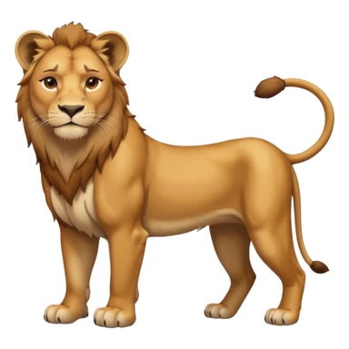 in lion family, only mother., full body sticker