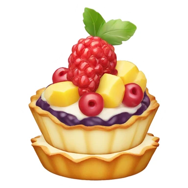 Fruit tart sticker
