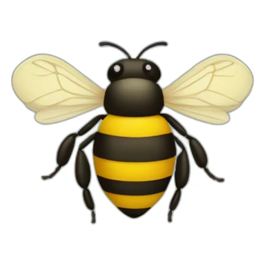 pinned bee sticker