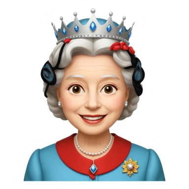 La reine Élisabeth 2 sticker