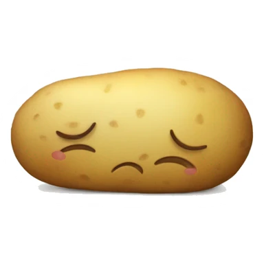 Potato sleeping sticker