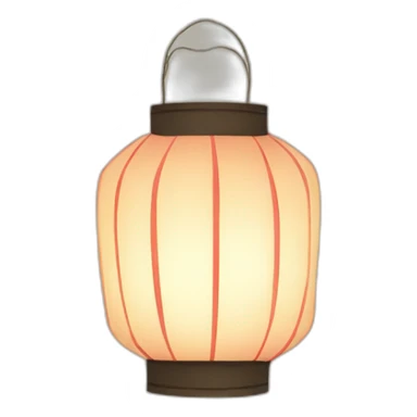 japanese paper lantern sticker