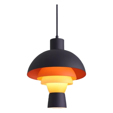 Danish PH lamp with layered shades sticker