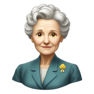 marie curie with prix nobel sticker