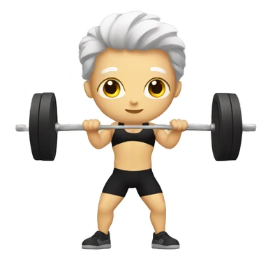 weightlifter sticker