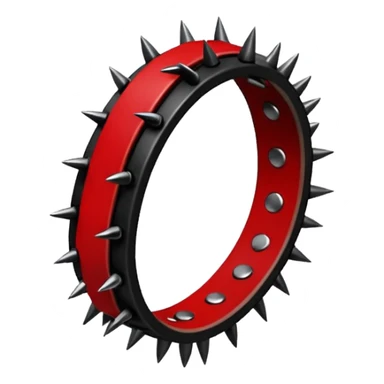 Black and red gothic thorny bracelet armlet  sticker