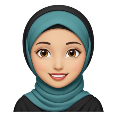 hijab girl baddy sticker