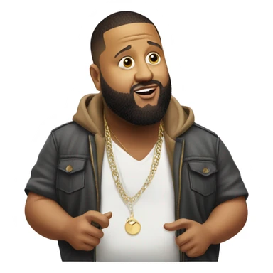 DJ Khaled looking dumb sticker