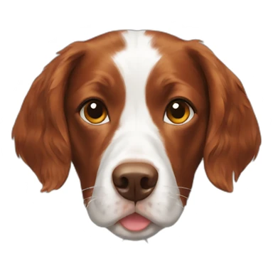 Brittany spaniel sticker