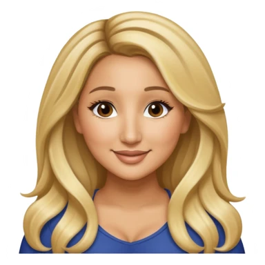 Adrienne Bailon with long blonde hair sticker