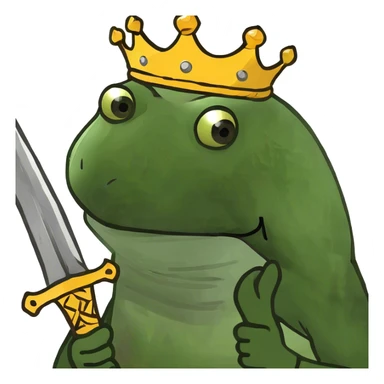 two crossed swords with a palm tree in the space above and between the blades golden sticker